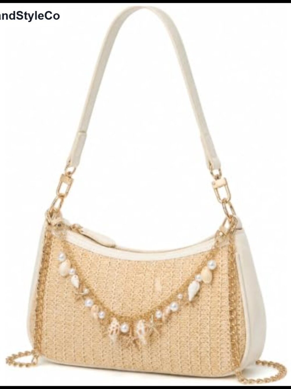 Small Vegan Leather Shoulder Bag Women with Cherry Charm Multi Strap Crossbody